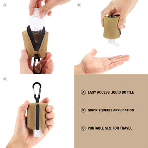 Hand Sanitizer Holder (Khaki)