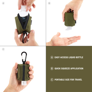 Hand Sanitizer Holder (Olive)